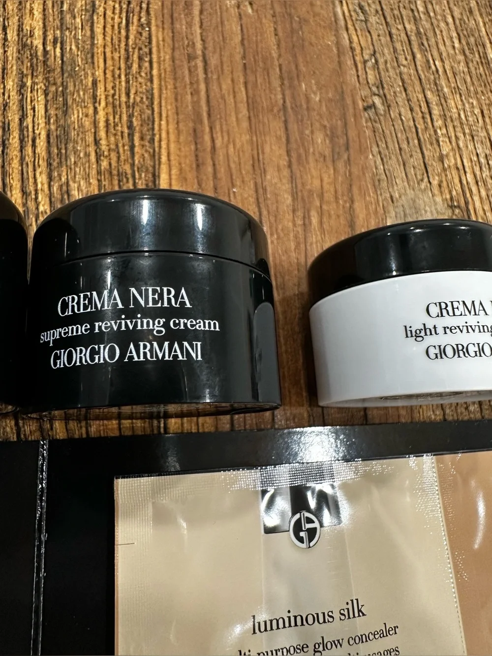 Giorgio Armani Men Grooming Kit - Black, White & Red Accents